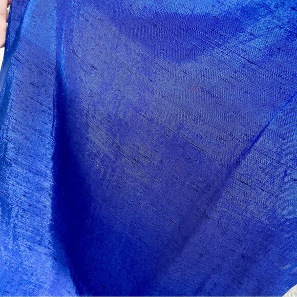 Vintage 90s Electric Blue Palazzo Pant New Name in Town Size Small - Picture 13 of 13